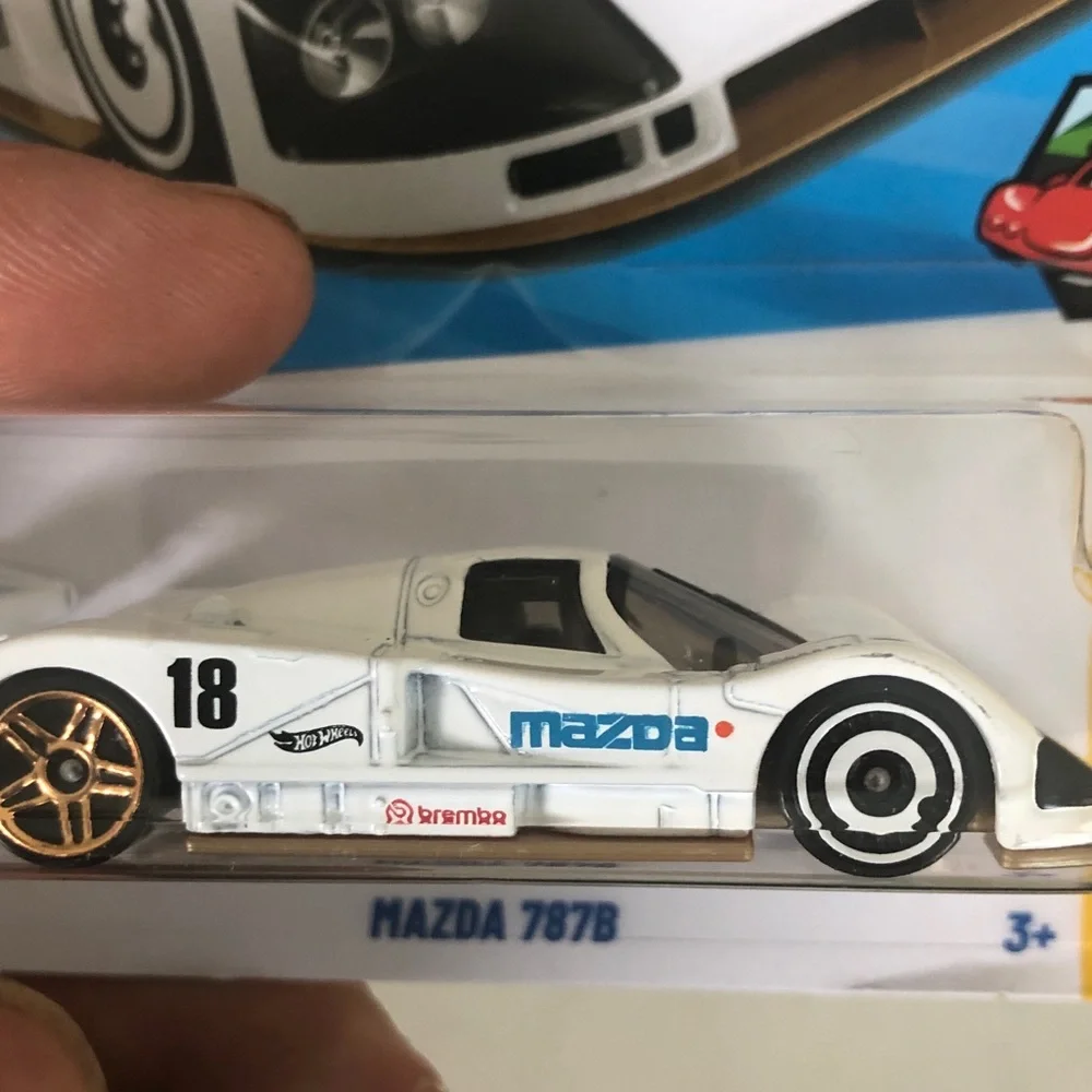Mazda 787B White Toy Car